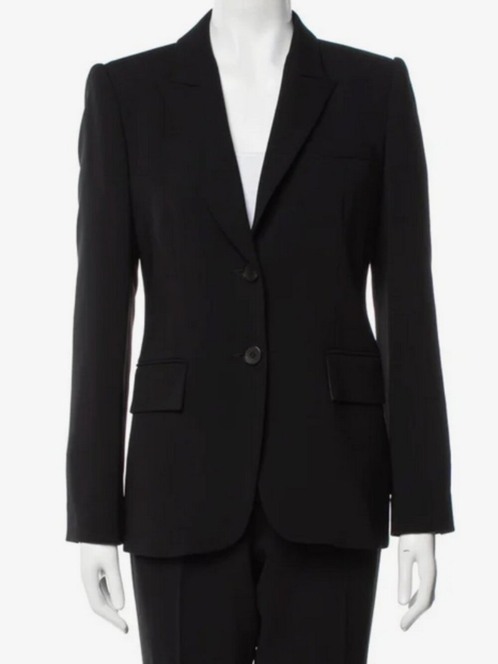 Judith & Charles Black Suit Blazer - US 6